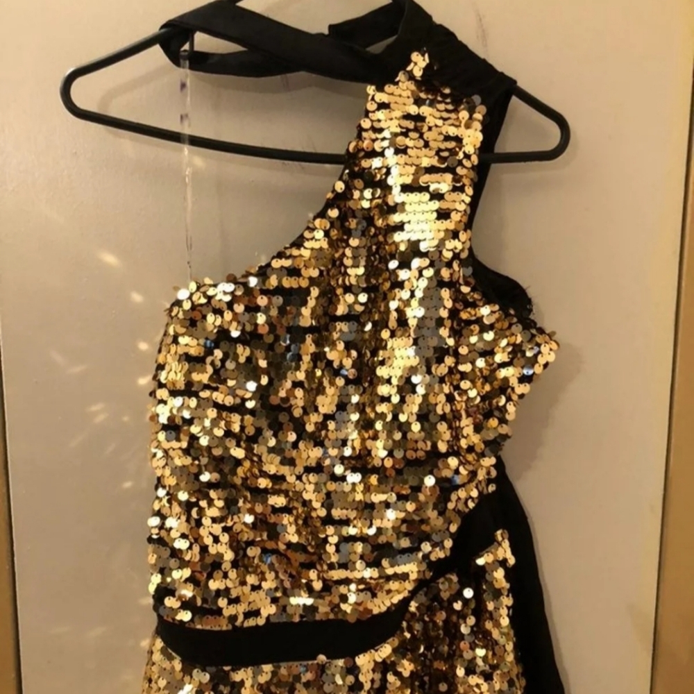 Gold Sequin Blouse
